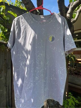 Katin Short Sleeve Tee in Light Purple with Yellow Logo